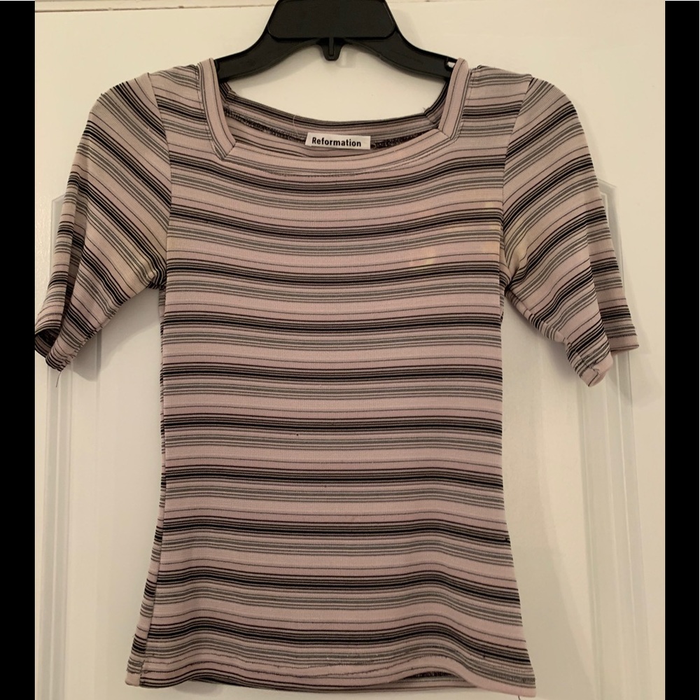 Reformation stretch shirt size small